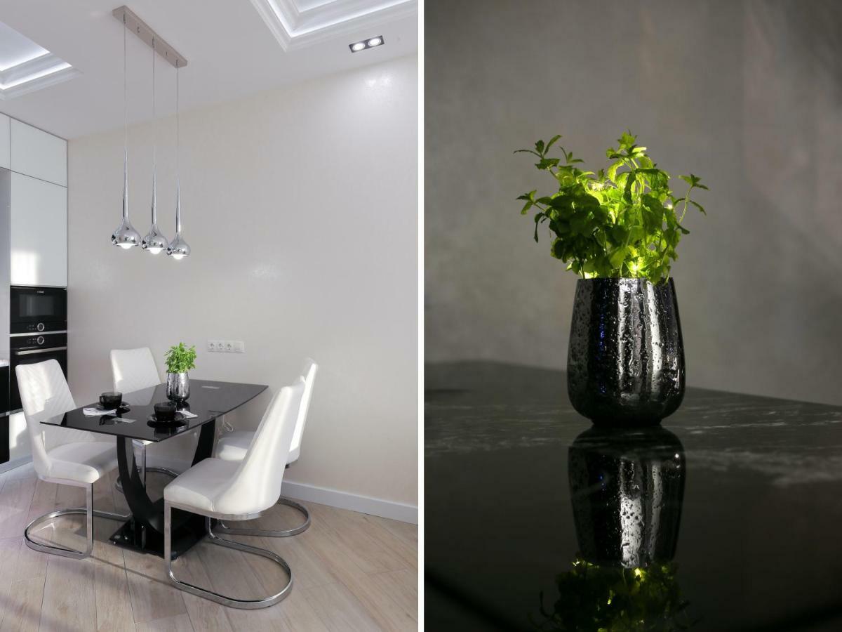 Black&White Apartment In Smart Plaza Киев Экстерьер фото
